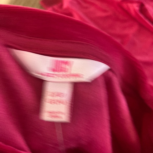 Juicy couture girls pink fleece sweatshirt pants lounge velour size 14 - Picture 3 of 4